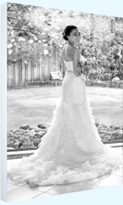 Canvas with natural edge