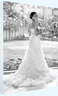 Canvas with natural edge